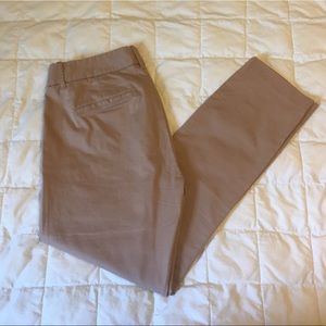 NWT khaki colored Frankie J Crew slacks